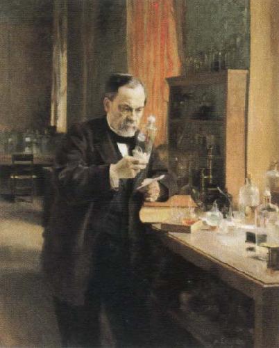 Albert Edelfelt louis pasteur in his laboratory oil painting image